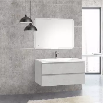 Тумба с раковиной Cezares Molveno 90 legno bianco