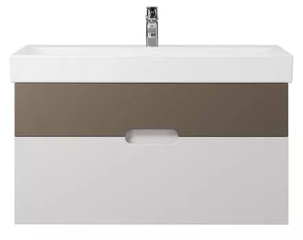 Тумба с раковиной Creto Malibu 100 capuchino soft