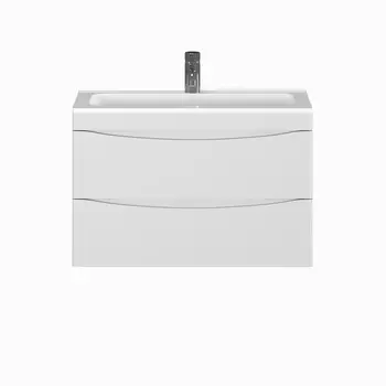 Тумба с раковиной Creto Oro 21-W70 подвесная