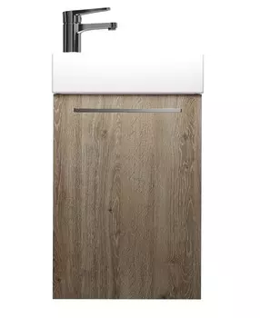 Тумба с раковиной Creto Pollino 37 truffle