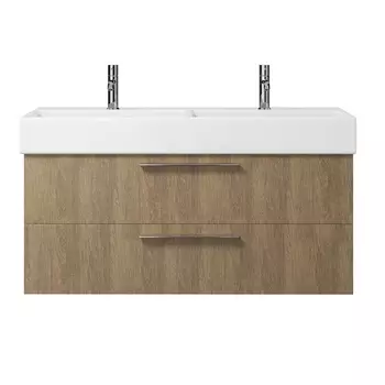 Тумба с раковиной Creto Tivoli 120 две чаши, bamenda