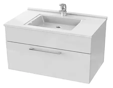 Тумба с раковиной De Aqua Квадро-1 90