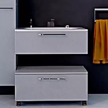 Тумба с раковиной De Aqua Квадро-2 80