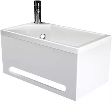 Тумба с раковиной DIWO Казань 40 L подвесная, белая (РК40L)