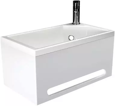 Тумба с раковиной DIWO Казань 40 R подвесная, белая (РК40R)