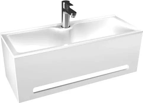 Тумба с раковиной DIWO Казань 60 подвесная, белая (РК60)