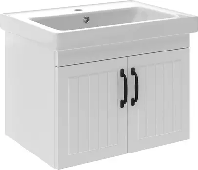 Тумба с раковиной DIWO Сочи 60 подвесная, белый