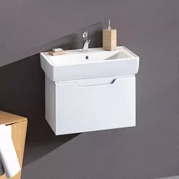 Тумба с раковиной Dreja.eco Tiny 50 белая