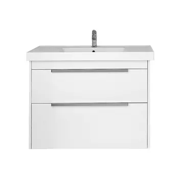 Тумба с раковиной Dreja Prime 60 белый глянец