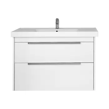 Тумба с раковиной Dreja Prime 70 белый глянец