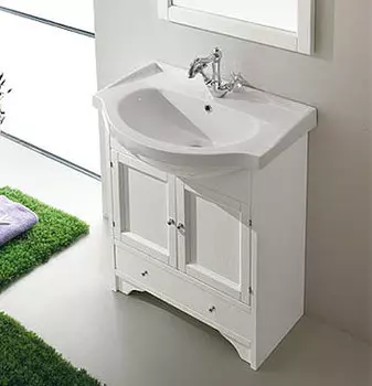 Тумба с раковиной Eban Carla 75 белая