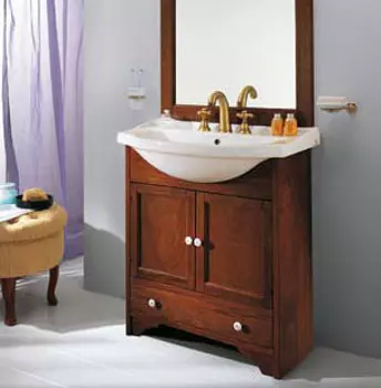 Тумба с раковиной Eban Carla 75 орех