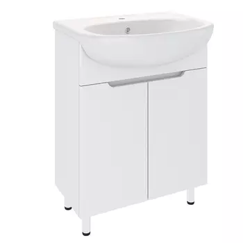 Тумба с раковиной Emmy Агата 65 с раковиной Элеганс