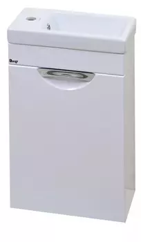 Тумба с раковиной Emmy Милли 40 подвесная, левая (с раковиной Como 40)