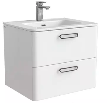 Тумба с раковиной Iddis Brick 60 подвесная, белая
