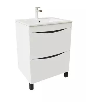 Тумба с раковиной Iddis Cloud 60 напольная