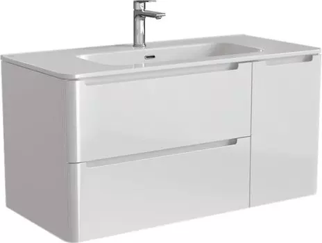 Тумба с раковиной Iddis Edifice 100 R белая