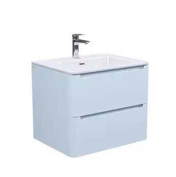 Тумба с раковиной Iddis Edifice 60 подвесная, голубой