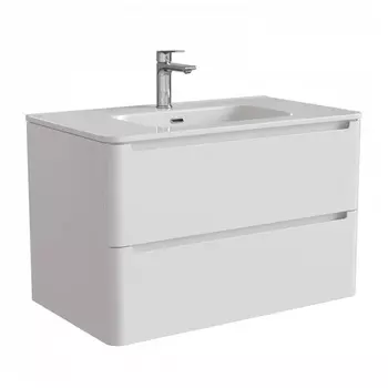 Тумба с раковиной Iddis Edifice 80 подвесная, белая