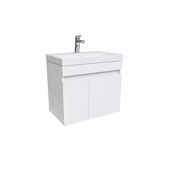 Тумба с раковиной Iddis Zodiac 60 подвесная (Optima Home 3506000i28 60 см)