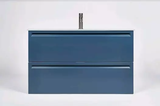 Тумба с раковиной Inda Piccadilly 80 подвесная, Blu Denim/Kona