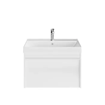 Тумба с раковиной Kerama Marazzi Modula 70 подвесная, белый глянцевый