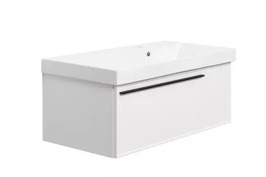 Тумба с раковиной La Fenice Elba Bianca 90 белая