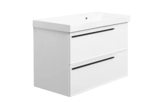 Тумба с раковиной La Fenice Elba TWIN Bianca 90 белая