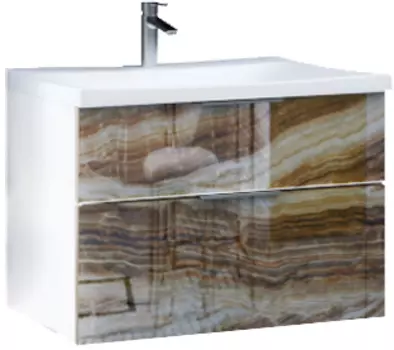 Тумба с раковиной Marka One Idalgo 75П onyx