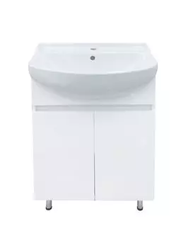 Тумба с раковиной Misty Амур 60 напольная, прямая