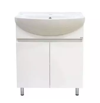 Тумба с раковиной Misty Амур 70 напольная, прямая