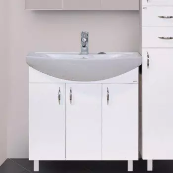 Тумба с раковиной Misty Балтика 80 прямая