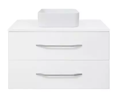 Тумба с раковиной Misty Челси 80 подвесная 2 ящика