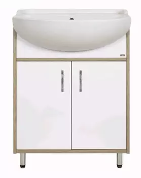 Тумба с раковиной Misty Делла 60 прямая