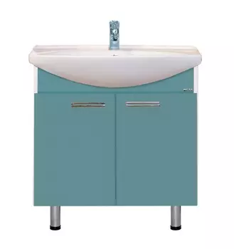 Тумба с раковиной Misty Джулия 85 голубая
