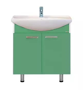 Тумба с раковиной Misty Джулия 85 салатовая