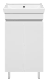 Тумба с раковиной Misty Енисей 50 прямая, с дверками