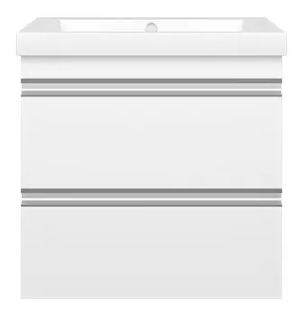 Тумба с раковиной Misty Ингрид 60 подвесная, белая