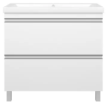 Тумба с раковиной Misty Ингрид 90 напольная, белая