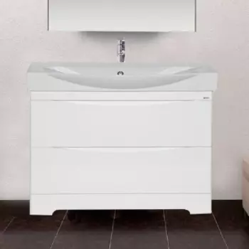 Тумба с раковиной Misty Элвис 105 белая