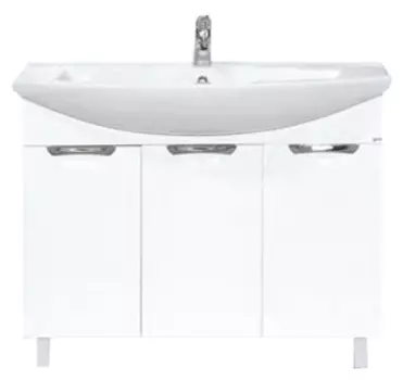 Тумба с раковиной Misty Лаванда 105 прямая