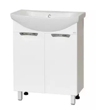 Тумба с раковиной Misty Лаванда 65 прямая