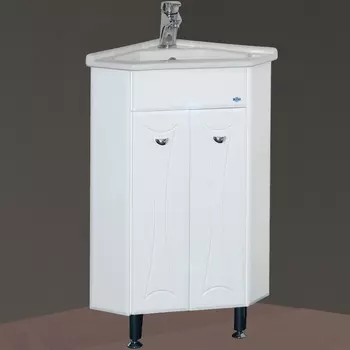 Тумба с раковиной Misty Лотос 40 угловая