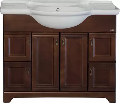 Тумба с раковиной Misty Римини 105 орех