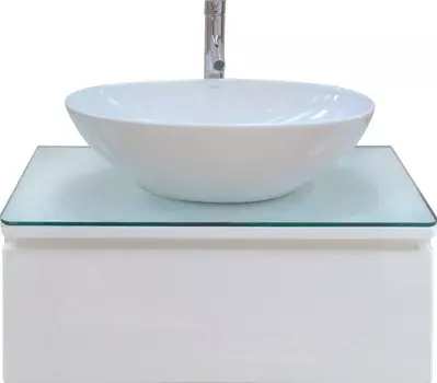 Тумба с раковиной Misty Скай 80 подвесная, с подсветкой