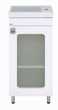 Тумба с раковиной Misty Урал 40 прямая, со стеклом