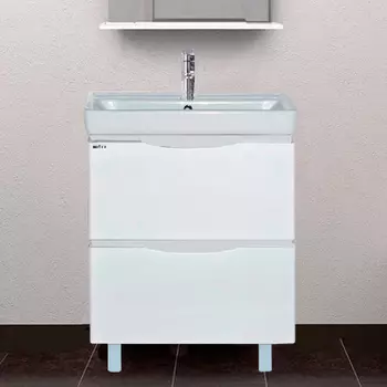 Тумба с раковиной Misty Венера 60 белая