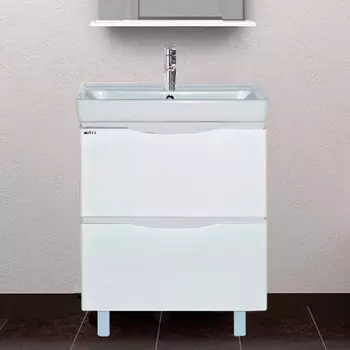 Тумба с раковиной Misty Венера 70 белая