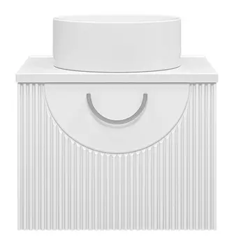 Тумба с раковиной Misty Ярина 60 подвесная, белый