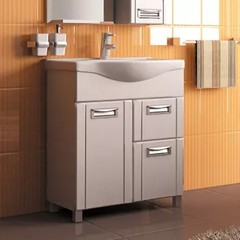 Тумба с раковиной Mixline Альфа 65